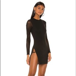superdown Black Long Sleeve Dress